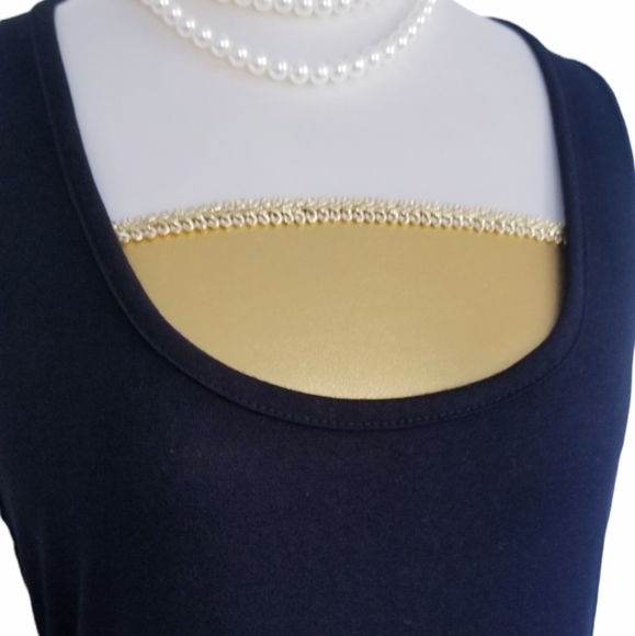 NEW Black Maxi Dress with Front Slits NWOT Size M - Picture 6 of 15